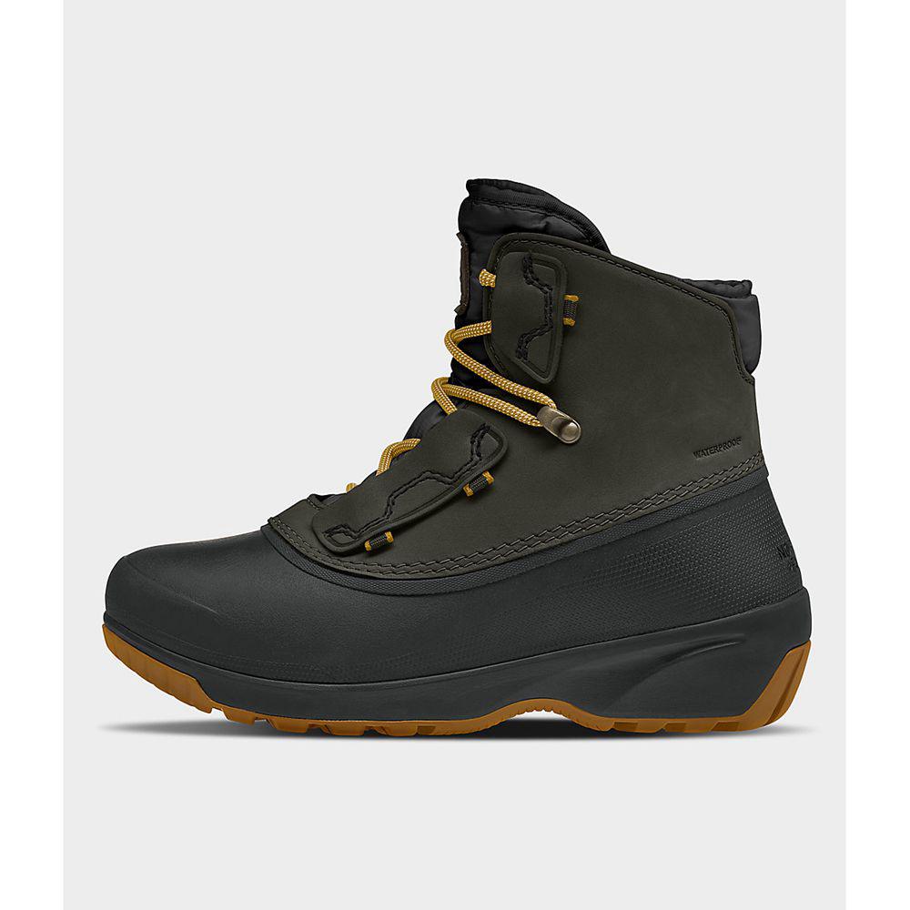 The North Face Shellista Iv Μικρόςy Wp Γυναικεια Μπότες - Πρασινο / Μαυρα (SRGZ94123)